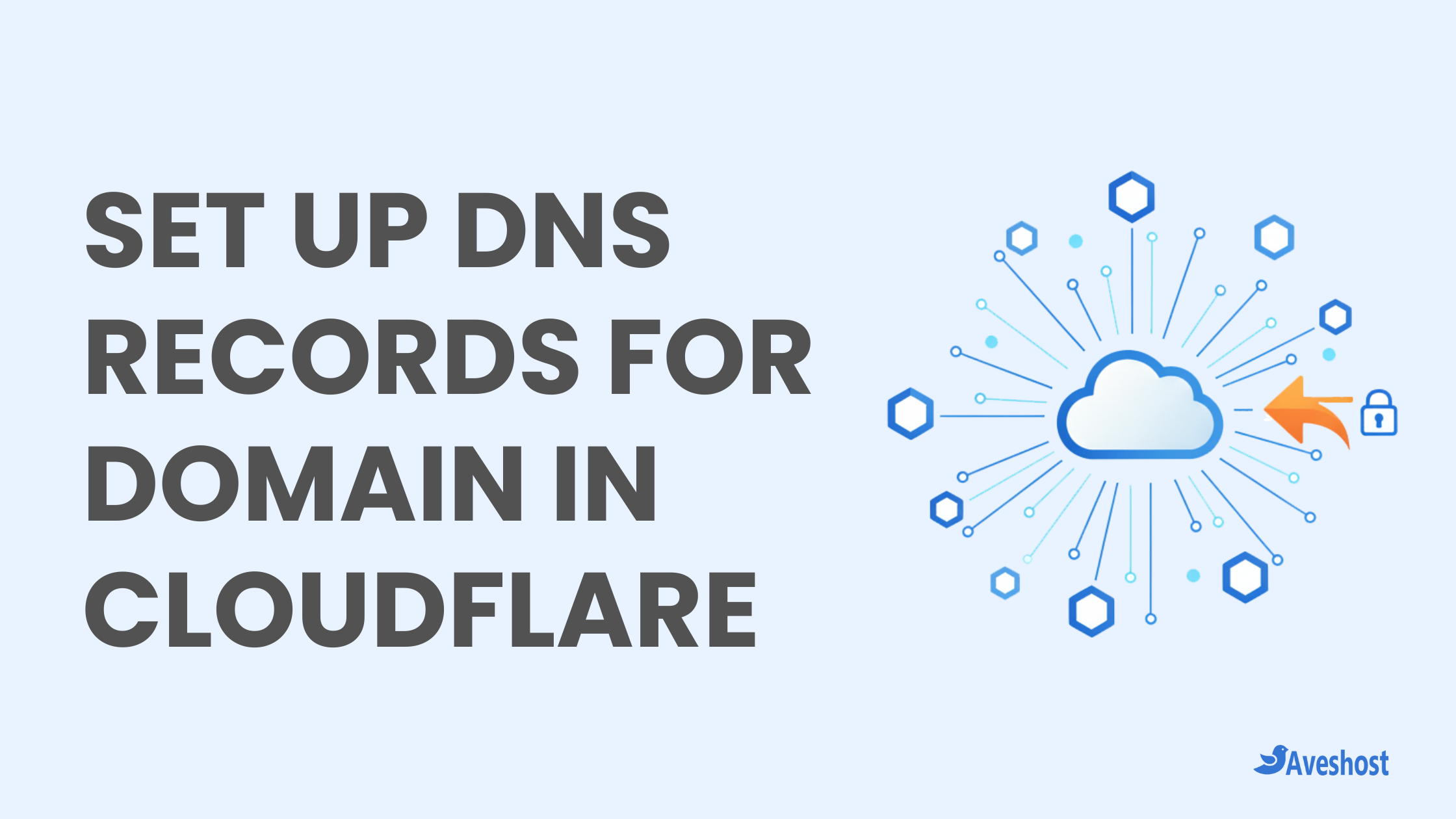 How to set up DNS records for your domain in a Cloudflare